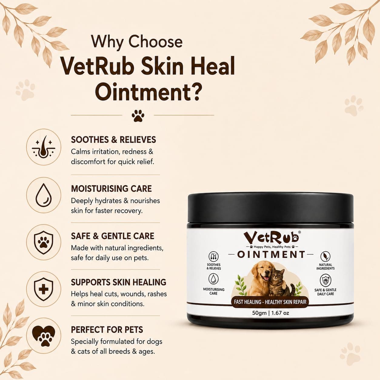 VetRub Skin Heal Ointment 4