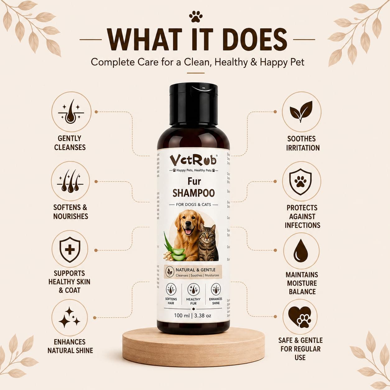 VetRub FurGlow Shampoo 3